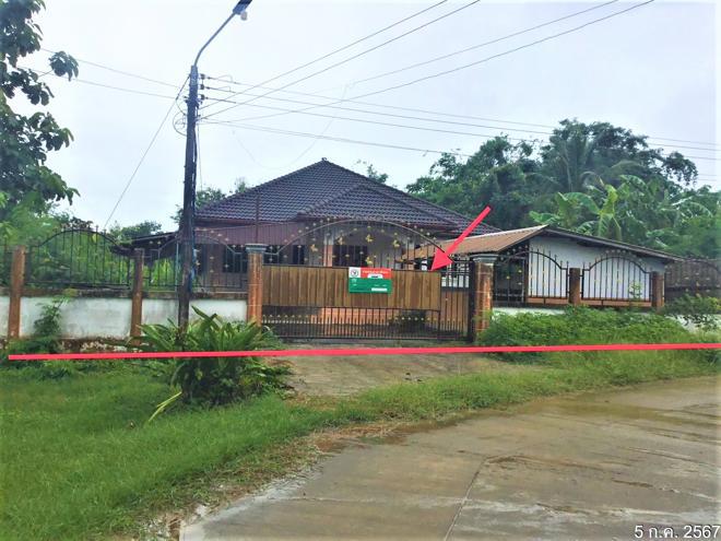 บ้านเดี่ยวหลุดจำนอง ธ.ธนาคารกสิกรไทย เชียงราย แม่จัน ป่าตึง